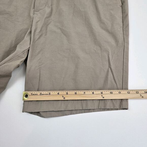Vineyard Vines On The Go Shorts Mens 38 Stretch Performance Chino Flat Front Tan - Picture 7 of 9